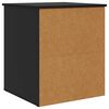 vidaXL Cat House Black 53 x 52 x 62 cm Engineered Wood