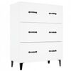 vidaXL Highboard White 69.5x34x180 cm Engineered Wood
