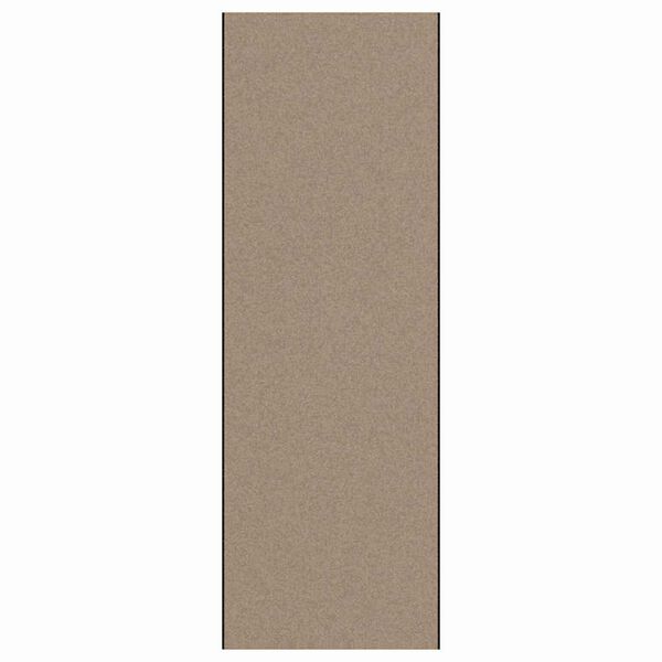 vidaXL Doormat Beige and Black 120 x 350 cm Polypropylene and vinyl