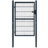 vidaXL Fence Gate Steel 100x200 cm Anthracite