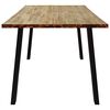 vidaXL Dining Table 150x90x75 cm Solid Wood Acacia