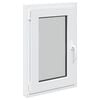 vidaXL Basement Window RISOR 50 x 75 cm PVC and Glass White