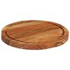 vidaXL Chopping Board Ø30x2.5 cm Solid Wood Acacia