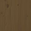 vidaXL Wall Headboard Honey Brown 82.5x3x110 cm Solid Wood Pine
