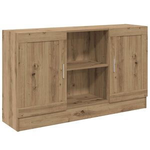 vidaXL Sideboard Artisan Oak 120x30,5x70 cm Engineered Wood