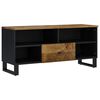vidaXL TV Cabinet 100x33x46 cm Solid Wood Mango&Engineered Wood
