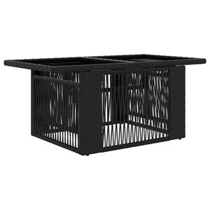 vidaXL Garden Lifting Up Table Black 100 x 55 x 37 cm