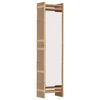 vidaXL Folding 6-Panel Room Divider 240 cm Bamboo and Canvas