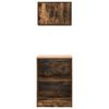 vidaXL Garage Cabinets 2 pcs Smoked Oak Engineered Wood