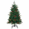 vidaXL Artificial Christmas Tree with 150 LEDs with Stand Green 120 cm