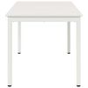 vidaXL Dining Table White 140 x 80 x 75 cm Solid Pine Wood