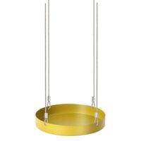 Esschert Design Hanging Plant Tray Round Gold S