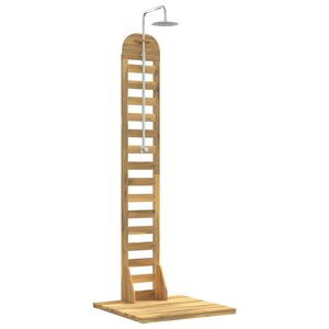 vidaXL Outdoor Shower 225 cm Solid Acacia Wood and Stainless Steel