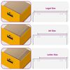 vidaXL File Cabinet with Drawer Mustard Yellow 45.5 x 42 x 139 cm