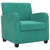 vidaXL Armchair Turquoise Velvet