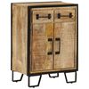 vidaXL Sideboard with 2 Drawers 53x31x72 cm Solid Wood Mango and Iron