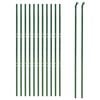 vidaXL Wire Mesh Fence Green 2x25 m Galvanised Steel