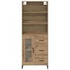 vidaXL Highboard Artisan Oak 69.5 x 34 x 180 cm Engineered Wood