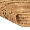 vidaXL Area Rug Hand-braided Jute 150 cm Round