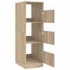 vidaXL Laundry Cabinet Sonoma 50 x 68 x 162 cm Engineered wood