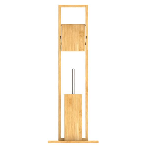 EISL Toilet Set Roll and Brush Bamboo 30x21x82 cm
