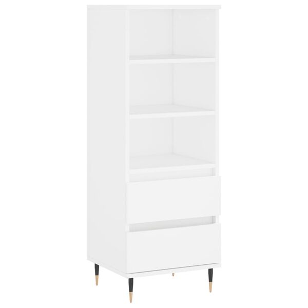vidaXL Highboard White 40x36x110 cm Engineered Wood