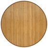 vidaXL Rug Round Natural100 cm Bamboo