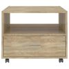 vidaXL Coffee Table Sonoma Oak 55x55x40 cm Engineered Wood