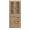vidaXL Highboard Artisan Oak 69.5 x 34 x 90 cm Engineered Wood