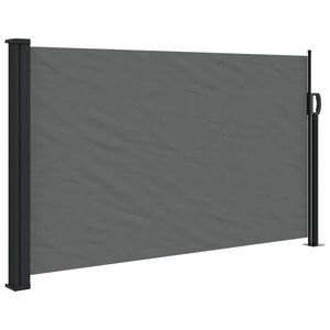 vidaXL Retractable Side Awning Anthracite 117x300 cm