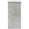 vidaXL Desk Concrete Grey 80x40x75 cm Engineered Wood