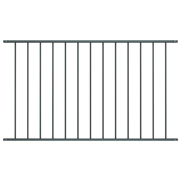 vidaXL Fence Panel Woerden Powder-coated Steel 1.7x0.75 m Anthracite