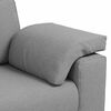 vidaXL Sofa 3 pcs Cloud Grey Fabric