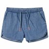 vidaXL Kids' Shorts Denim Blue 104
