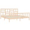 vidaXL Bed Frame without Mattress 200x200 cm Solid Wood Pine