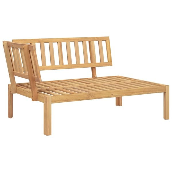 vidaXL Garden Pallet Corner Sofas 2 pcs with Cushions Solid Wood Acacia