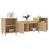 vidaXL TV Cabinet Sonoma Oak 160x35x55 cm Engineered Wood