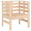 vidaXL Garden Chairs 2 pcs 61.5x53x71 cm Solid Wood Pine