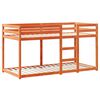 vidaXL Bunk Bed without Mattress Wax Brown 80x200 cm Solid Wood Pine