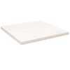 vidaXL Table Top White 60x60x2.5 cm Solid Wood Pine Square