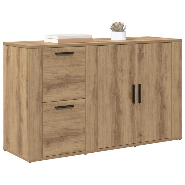 vidaXL Sideboard Artisan oak 100 x 33 x 59.5 cm Engineered wood