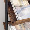 vidaXL Magazine Rack Old Wood 68 x 40 x 123.5 cm Engineered Wood