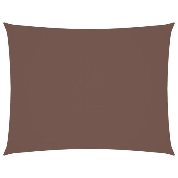 vidaXL Sunshade Sail Oxford Fabric Rectangular 4x6 m Brown
