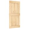 vidaXL Sliding Door with Hardware Set 95x210 cm Solid Wood Pine