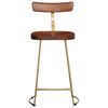 vidaXL Bar Stools 2 pcs 49x43x88 cm Solid Wood Mango