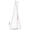 vidaXL&nbsp;Hanging Christmas Tree with Top Star 86x180 cm Natural Branch