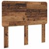 vidaXL Bed Frame with Headboard Old Wood 120 x 190 cm Engineered Wood