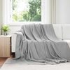 vidaXL Throw Blankets 6 pcs Grey 240 x 220 cm Fleece