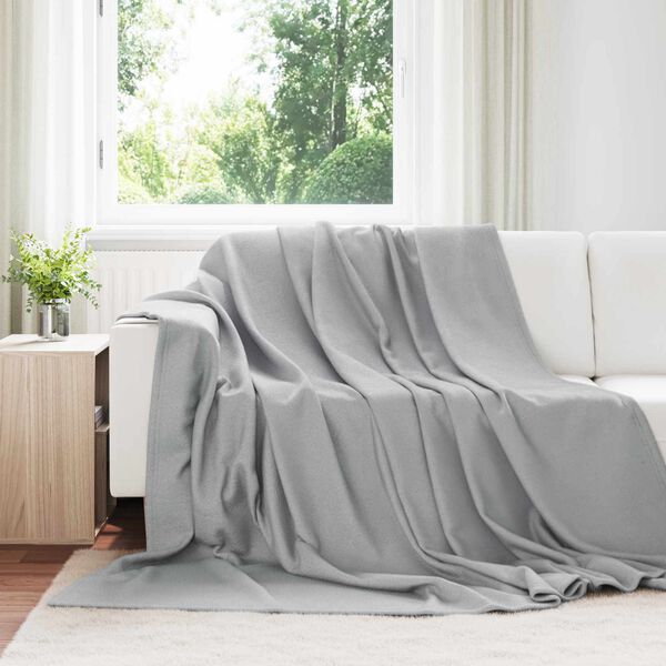 vidaXL Throw Blankets 6 pcs Grey 240 x 220 cm Fleece