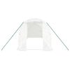 vidaXL Greenhouse with Steel Frame White 12 m² 6x2x2 m